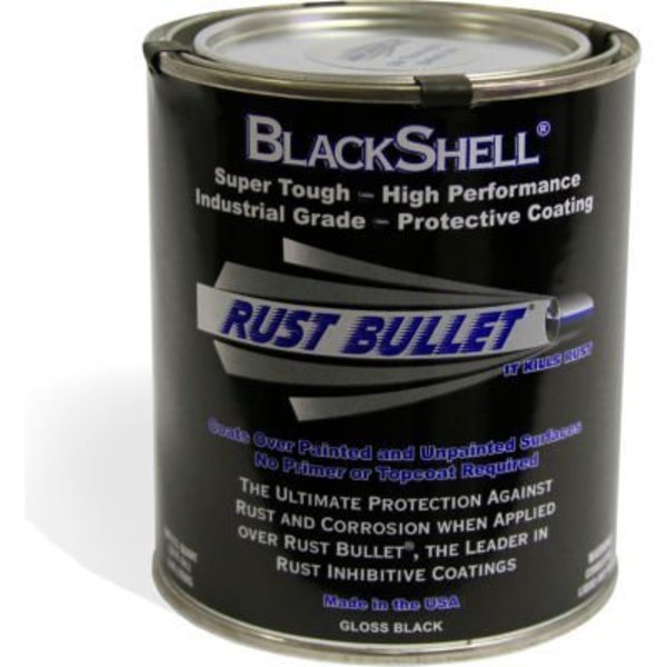 Rust Bullet Llc Rust Bullet BlackShell Protective Coating and Topcoat Quart Can BSQ BSQ